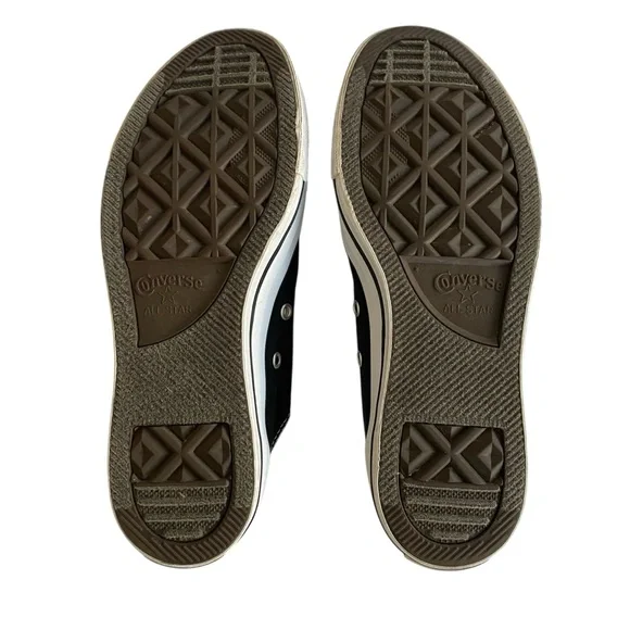 Converse Sneakers Women’s 9 Men’s 7 Black Custom French Bulldog Embroidery - Picture 5 of 14